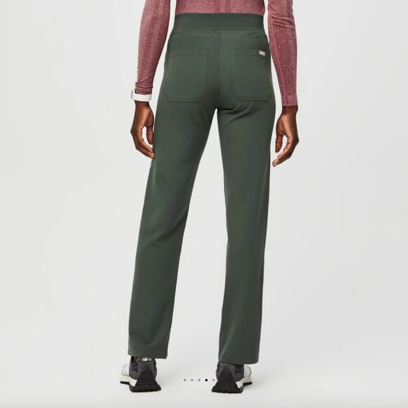 Figs Scrub Pants Olive Green Livingston WM - Picture 2 of 7